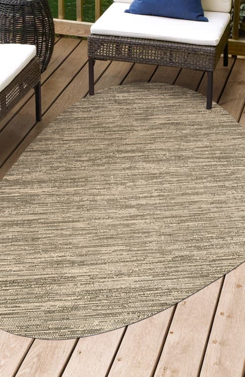 Jonathan Y Callan Modern Rustic Abstract Indoor/outdoor Shaped Area Rug In Beige/brown