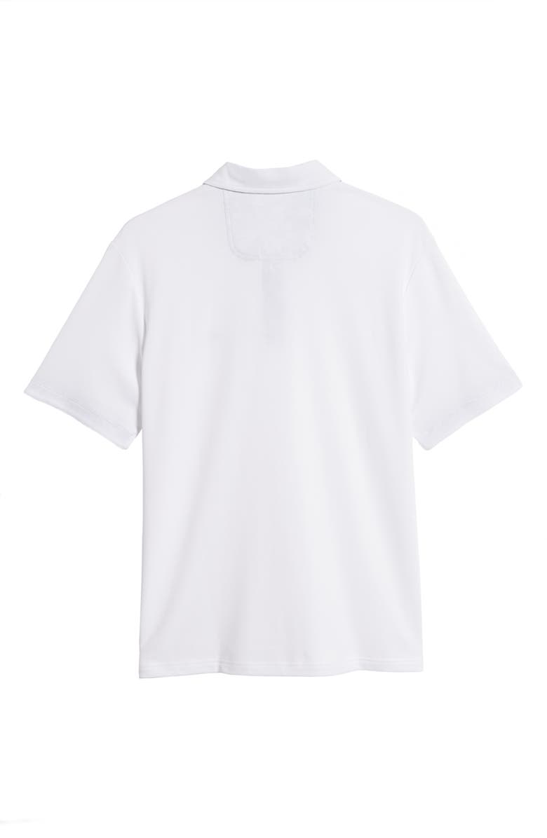Tommy Bahama 5 O'Clock Tropic Short Sleeve Piqué Polo, Alternate, color, 