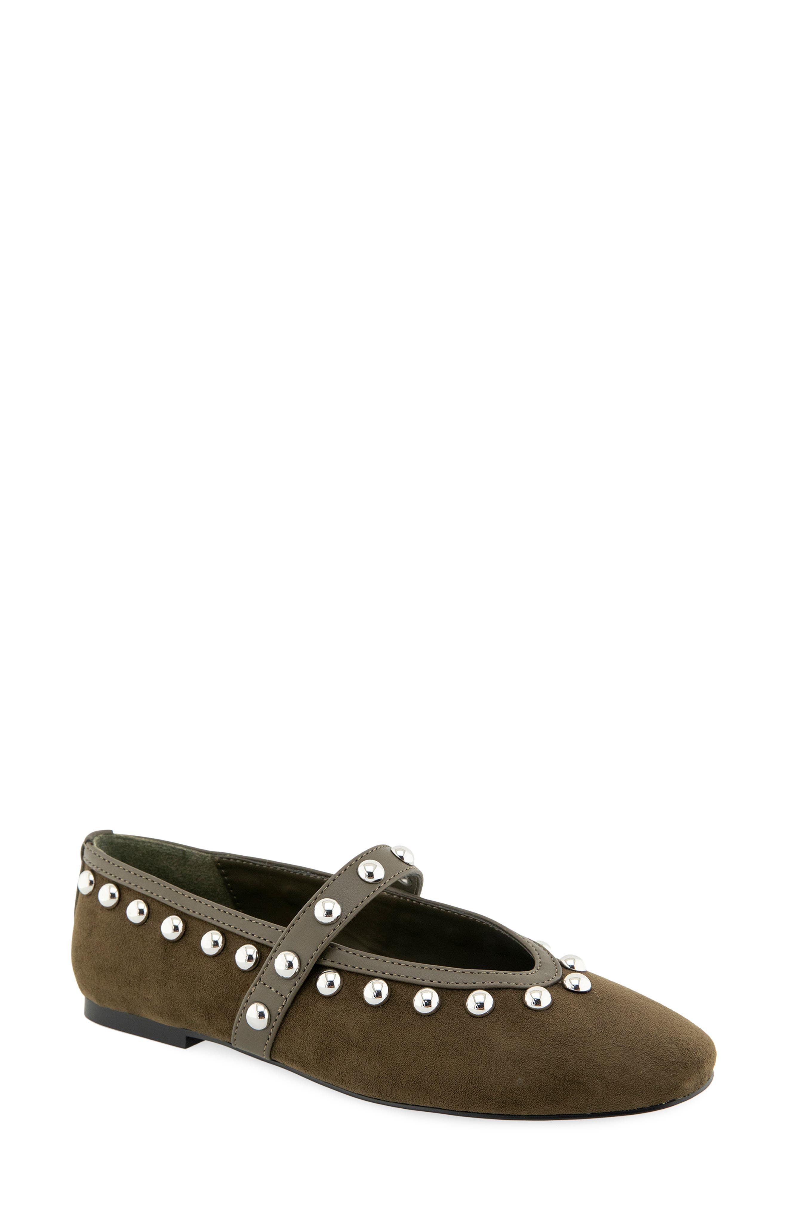 Bailey Studded Mary Jane Flat