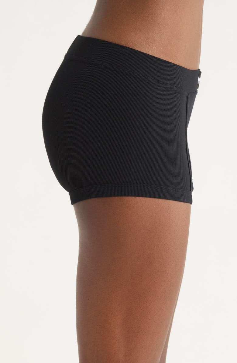 TomboyX Rib Boyshorts, Alternate, color, Black