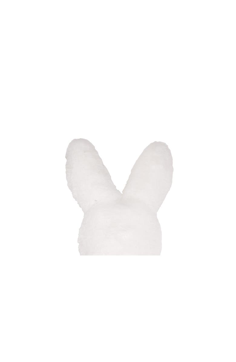 C&F Home White Easter Bunny Rabbit Cotton Tail Mini Accent Pillow 10" x 18", Alternate, color, White