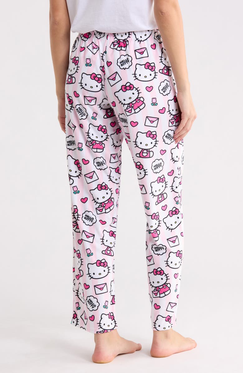 Hello Kitty Pajama Pants, Alternate, color, Pink/ White