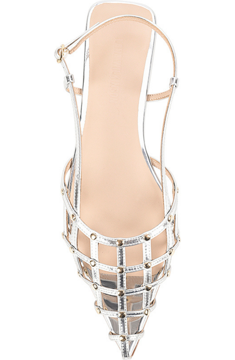 Lana Wilkinson Mary Flat, Alternate, color, Silver