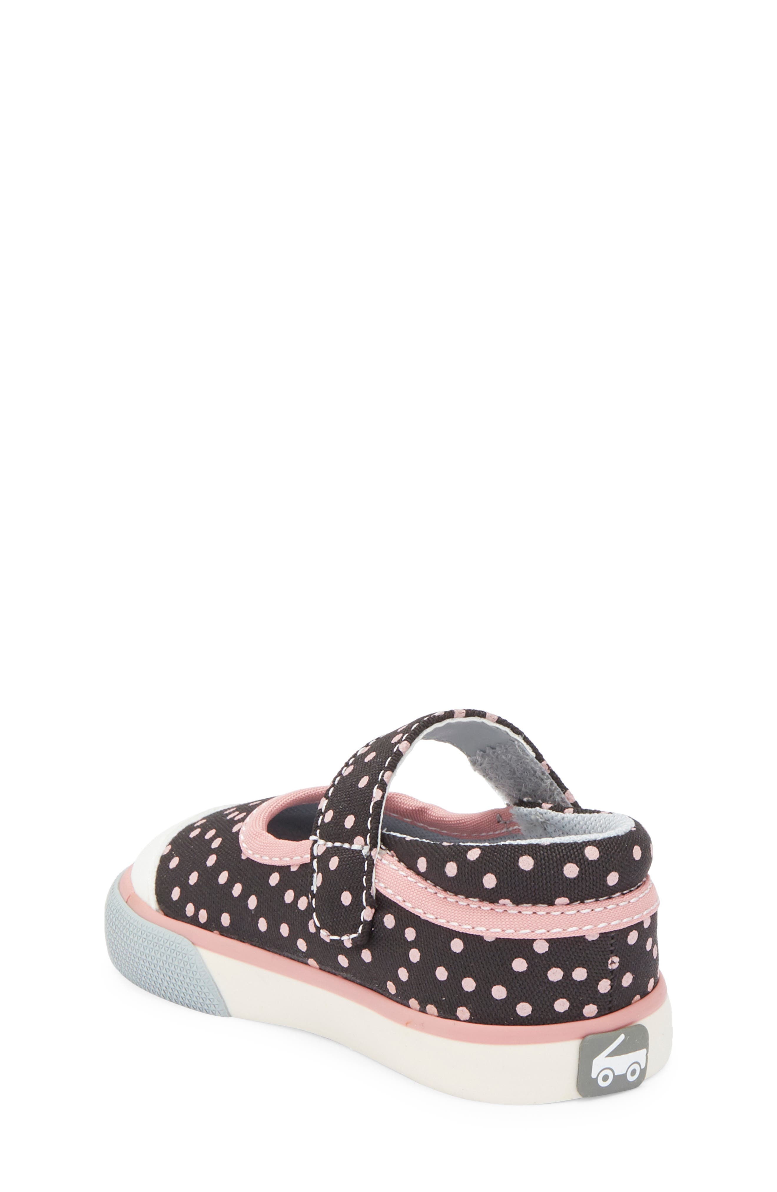 See Kai Run Kids' Sophia Mary Jane Sneaker, Alternate, color, Black/ Dots