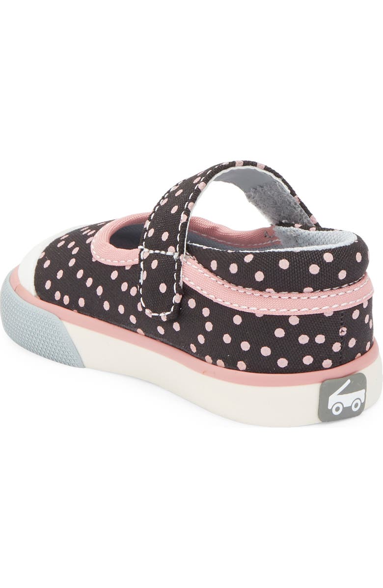 See Kai Run Kids' Sophia Mary Jane Sneaker, Alternate, color, Black/ Dots