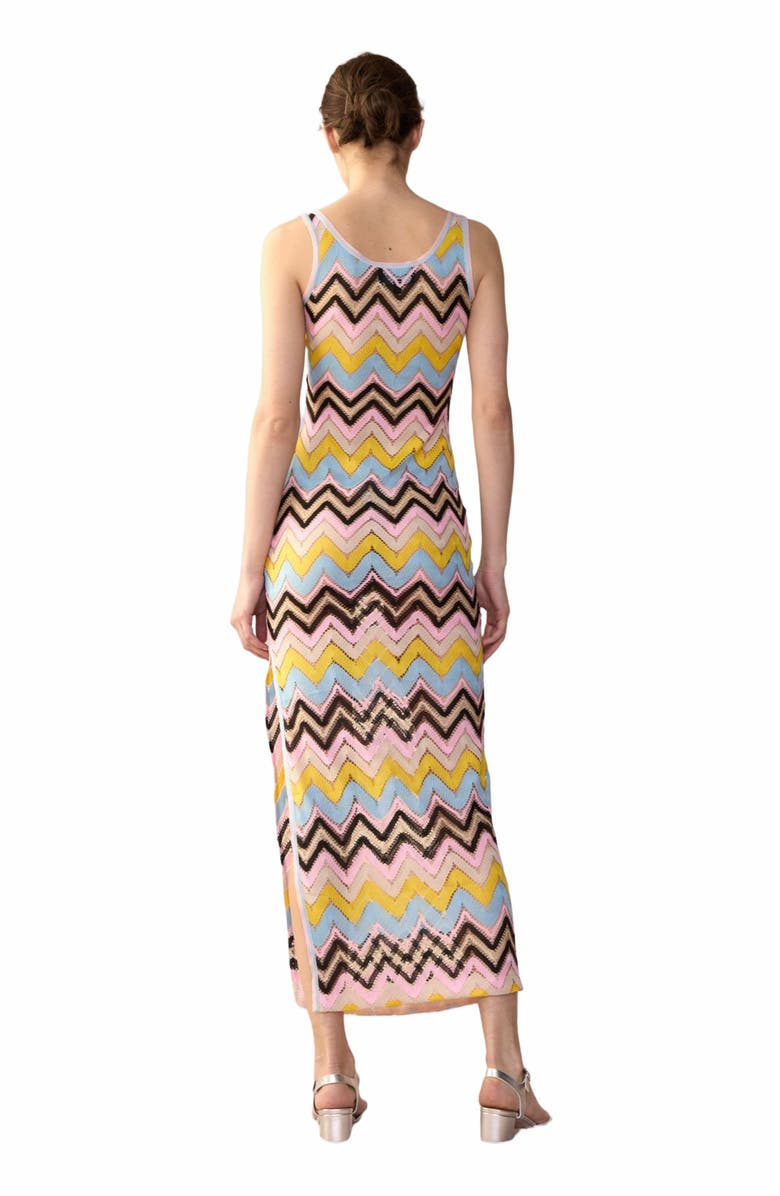 Cynthia Rowley Zigzag Knit Dress, Alternate, color, 