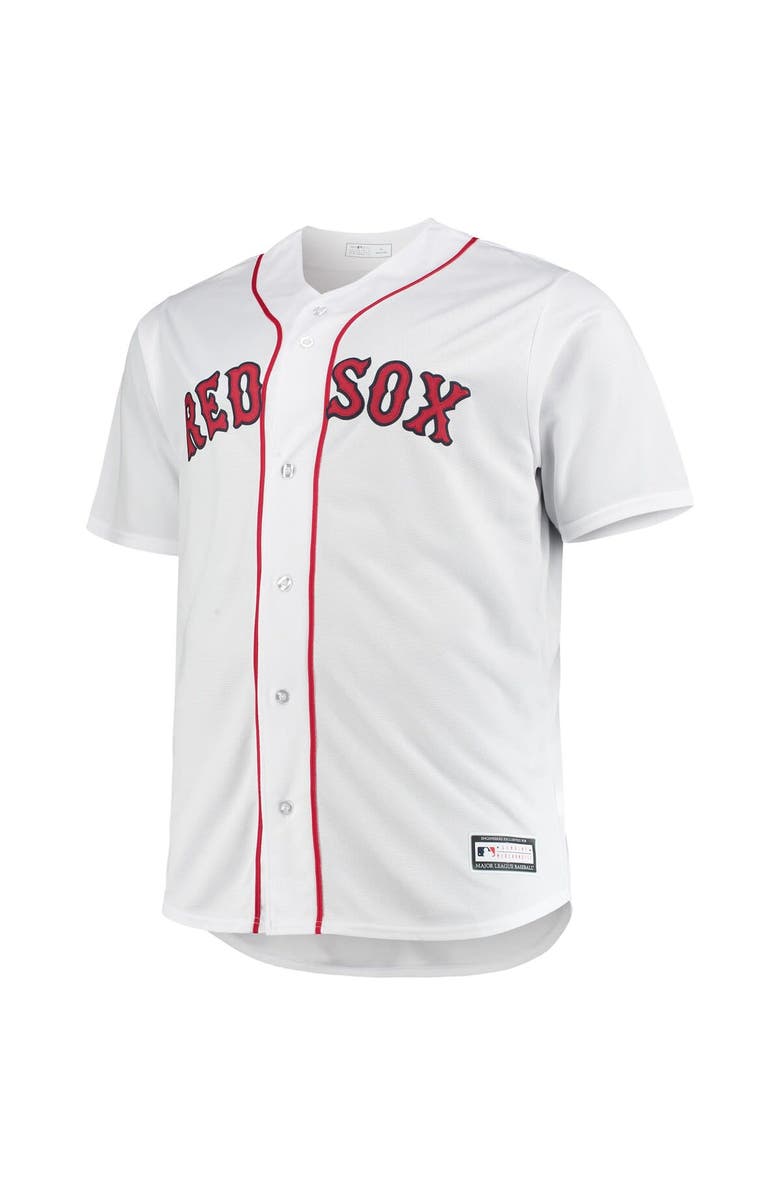 PROFILE Men's White Boston Red Sox Big & Tall Home Replica Team Jersey, Alternate, color, 