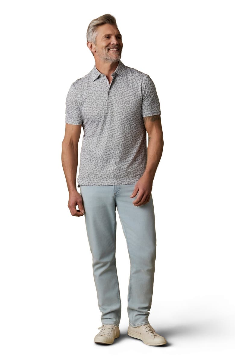 Faherty Movement Piqué Polo, Alternate, color, Olive Palm Beach