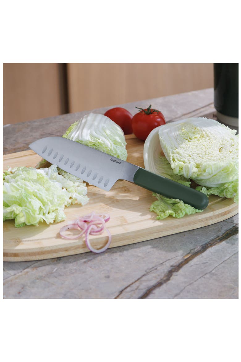 Elements 6.5-Inch Santoku Knife, Alternate, color, GREEN