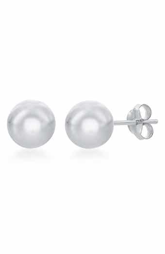 SIMONA Sterling Silver 10mm Ball Stud Earrings
