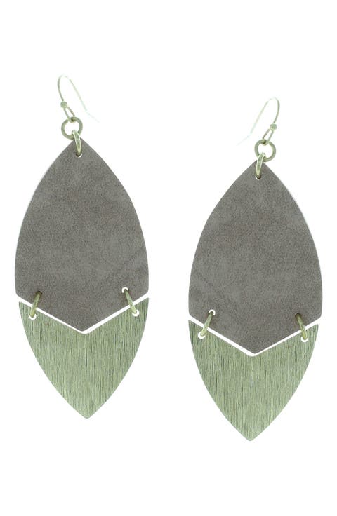 Gold-Plated Quinn Split Earrings