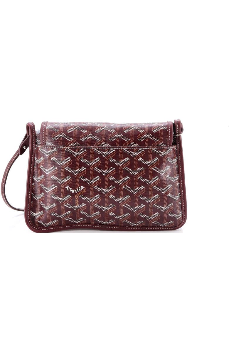 Pre-Owned Goyard Plumet Clutch Wallet Coated Canvas, Alternate, color, Red