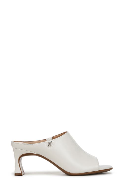 Naturalizer Imogen Slide Sandal In Warm White Faux Leather