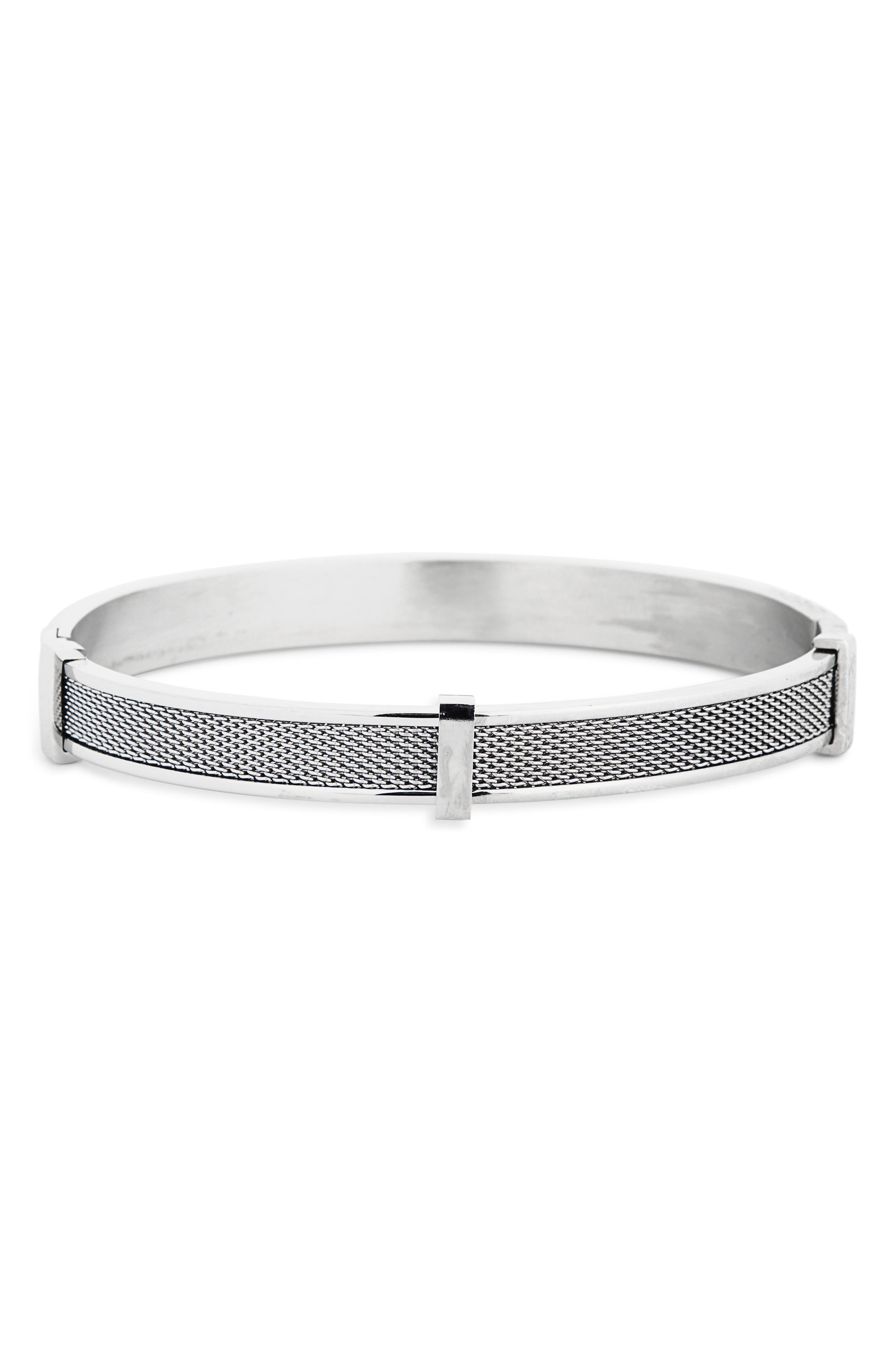 EYE CANDY LOS ANGELES Men's Bao Minimal Cuff Bracelet