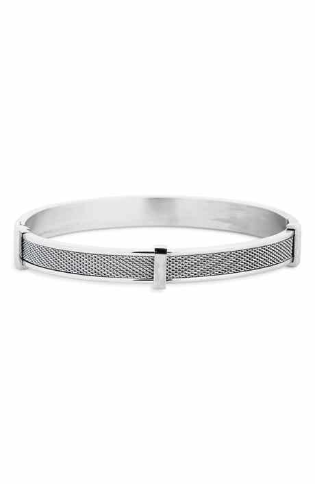 EYE CANDY LOS ANGELES Men's Bao Minimal Cuff Bracelet