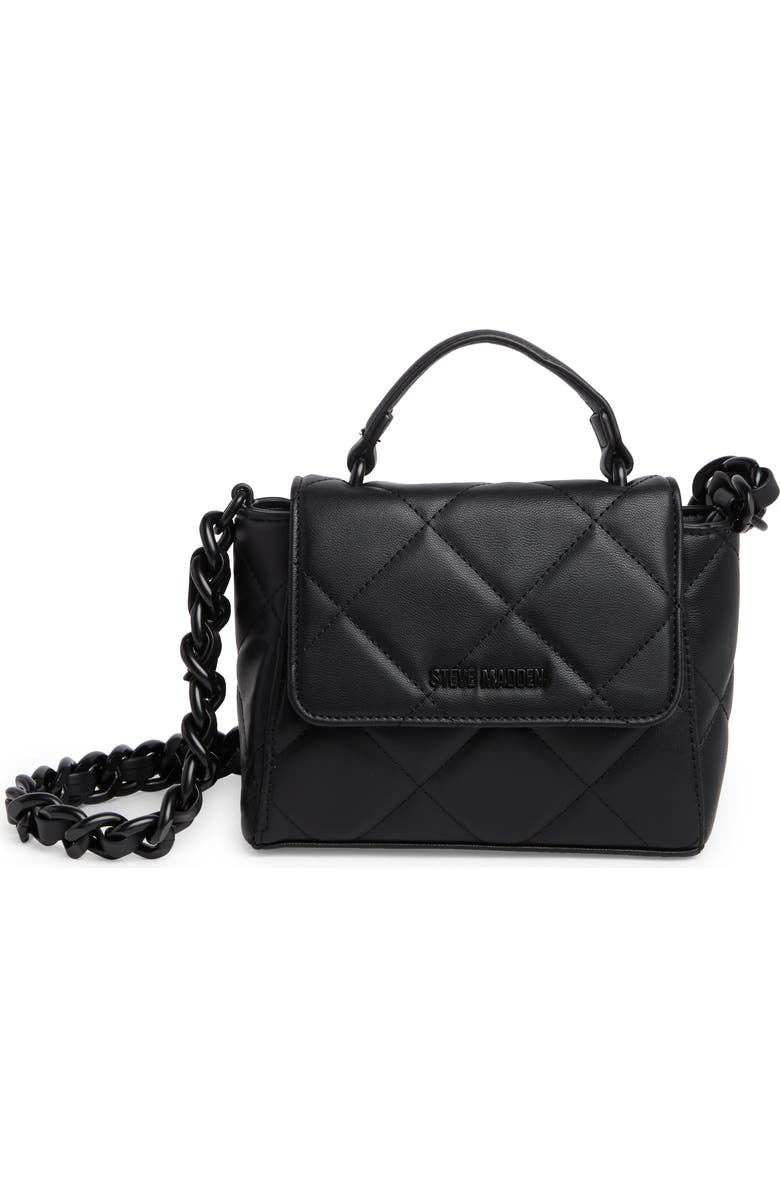 Steve Madden Quilted Crossbody Bag, Main, color,