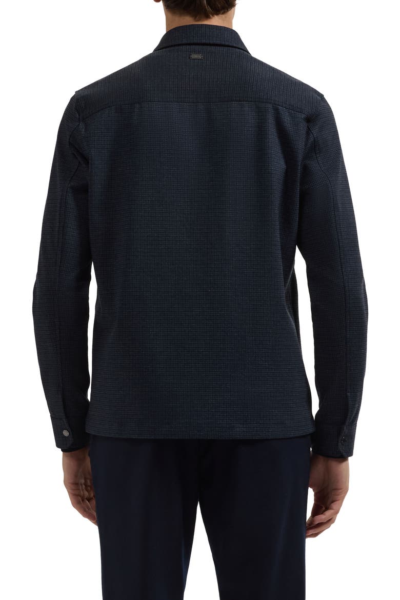 Long Sleeve Knit Button Up Shirt, Alternate, color, NAVY