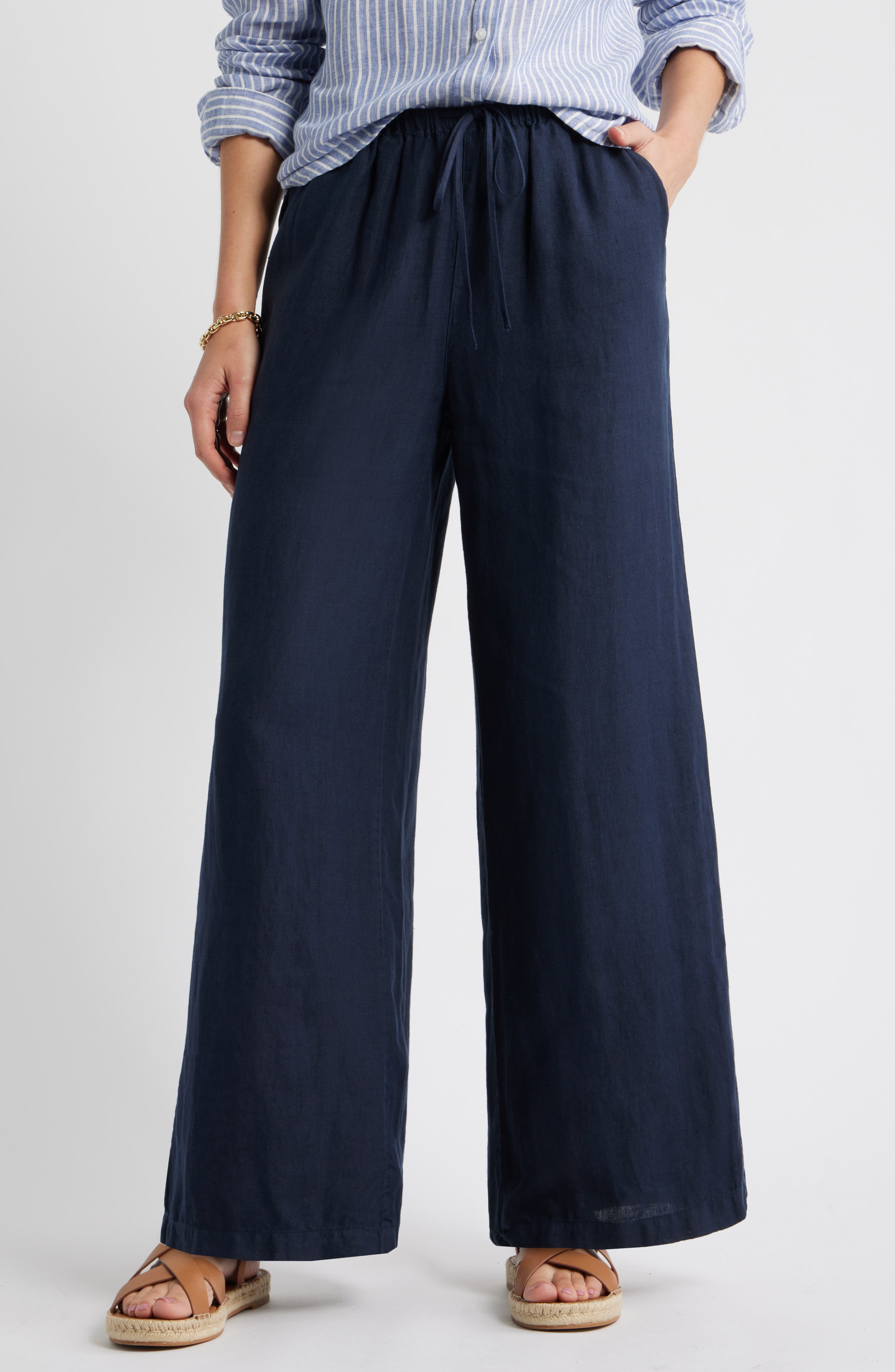 Easy Wide Leg Linen Pants - image 5