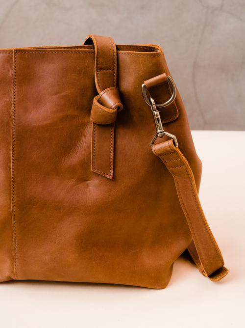 Able Rachel Utility Crossbody In Whiskey