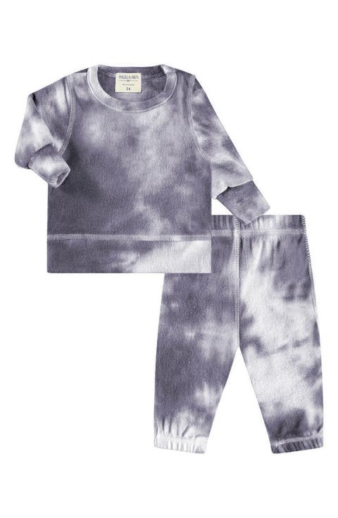 Hacci Tie Dye Long Sleeve Top & Pants Lounge Set (Baby)
