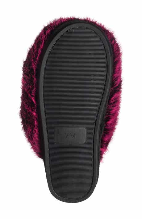 Poofy Faux Fur Scuff Slipper