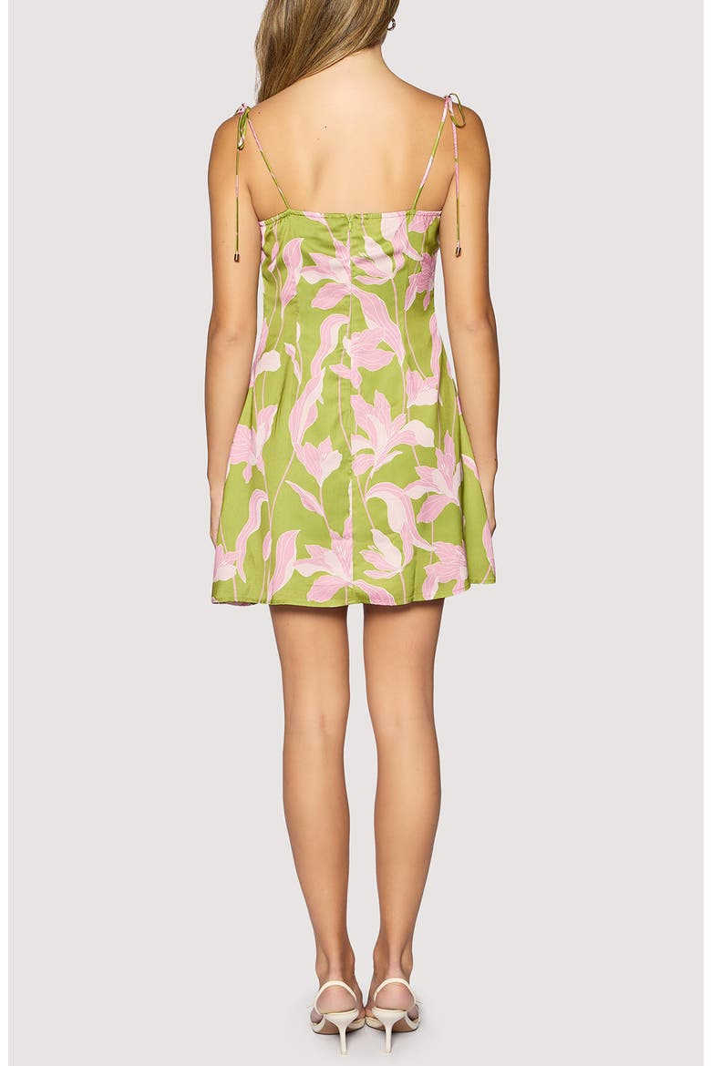 Floral Alcazar Minidress, Alternate, color, GREEN-FLORAL