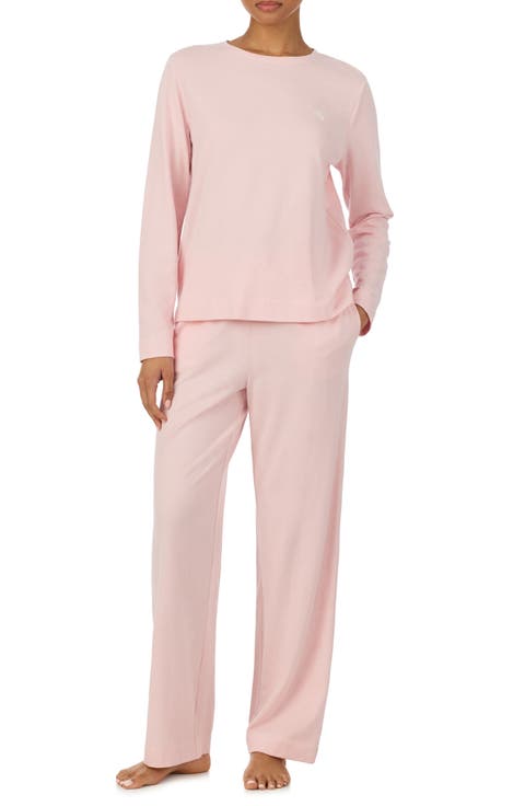 Herringbone Print Cotton Pajamas
