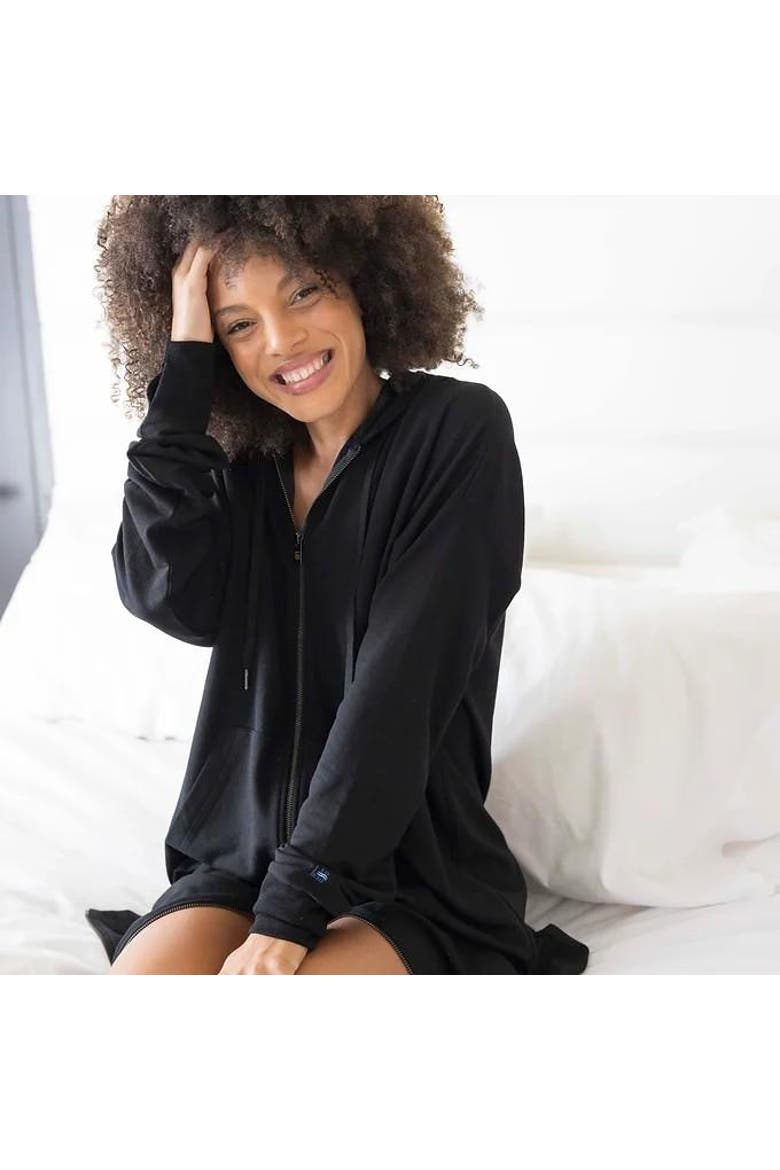 The Lat/long Hoodie, Alternate, color, Black