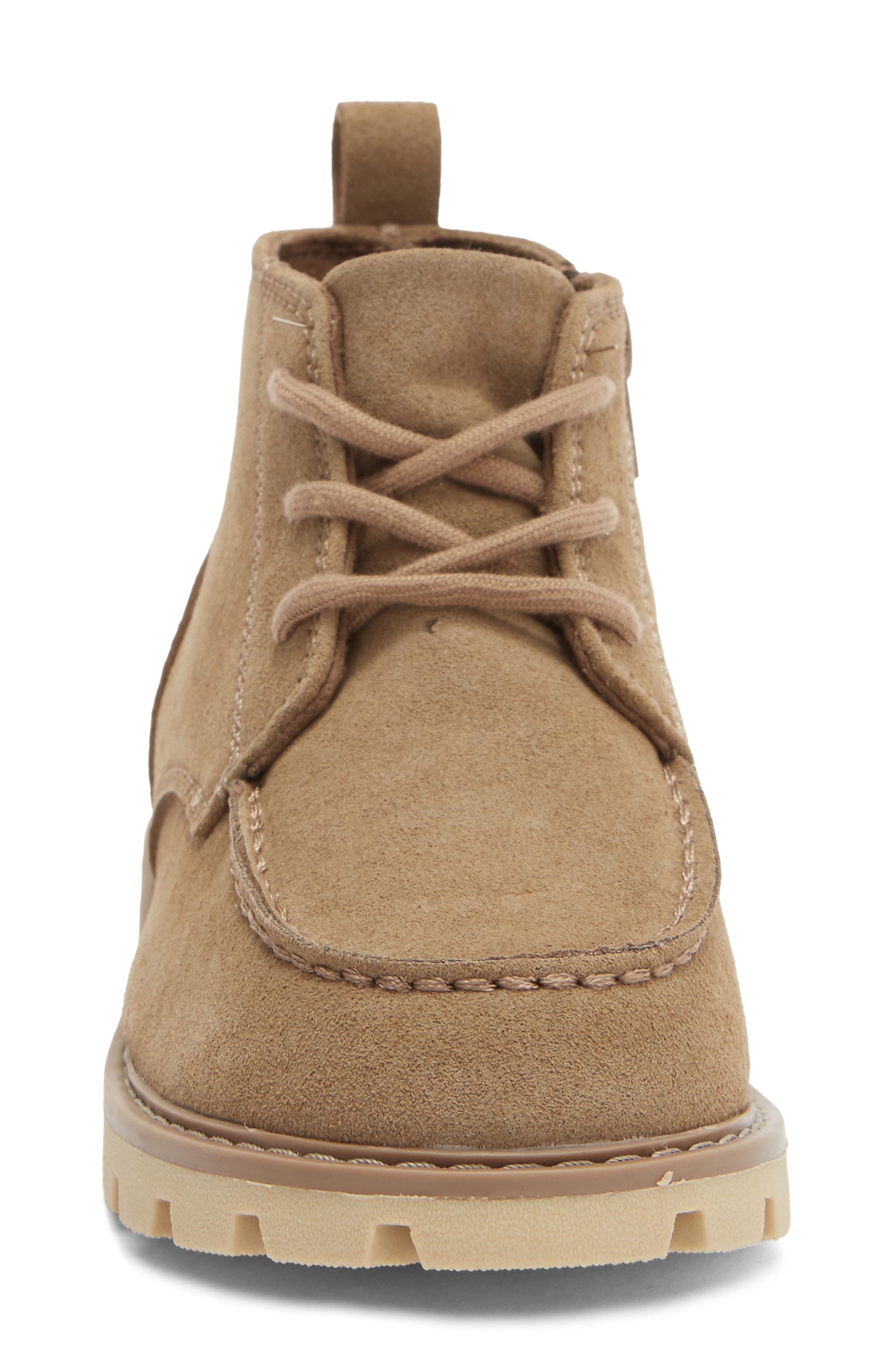 Kids' Eddie Lug Sole Lace-Up Boot, Alternate, color, TAUPE