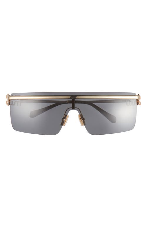 Miu Miu 50mm Shield Sunglasses in Gold  product