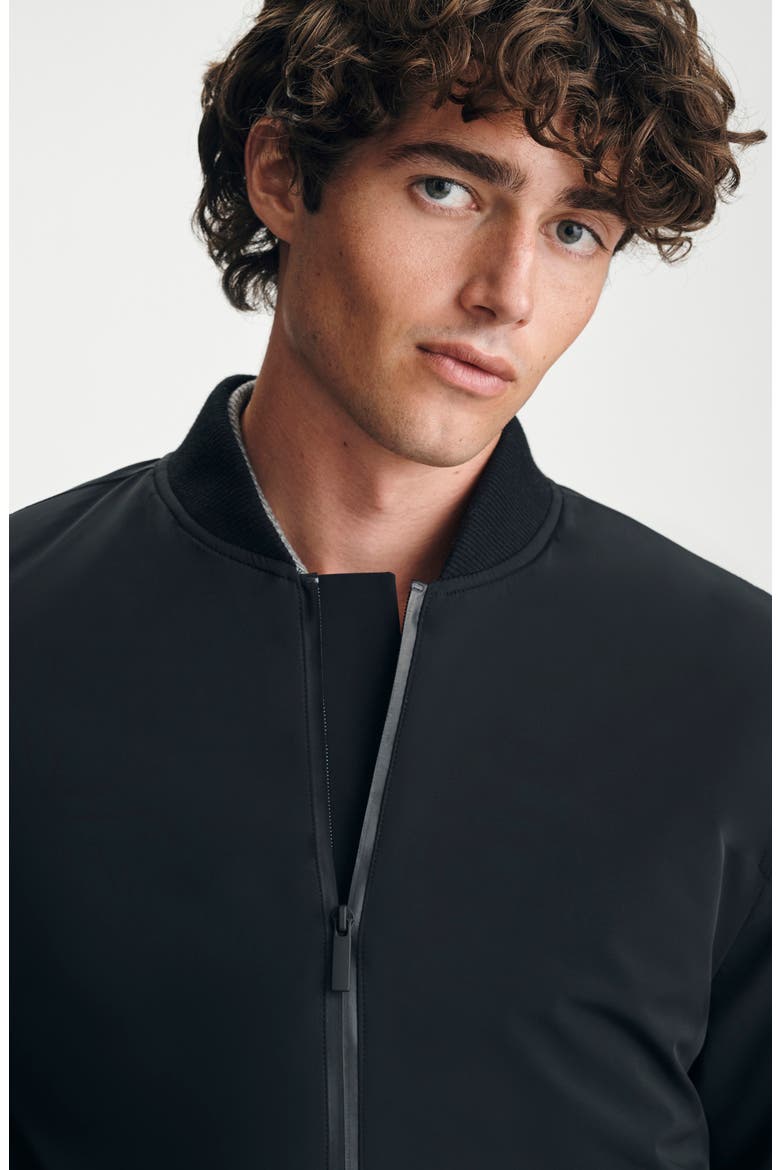 Bomber Jacket, Alternate, color, JET BLACK
