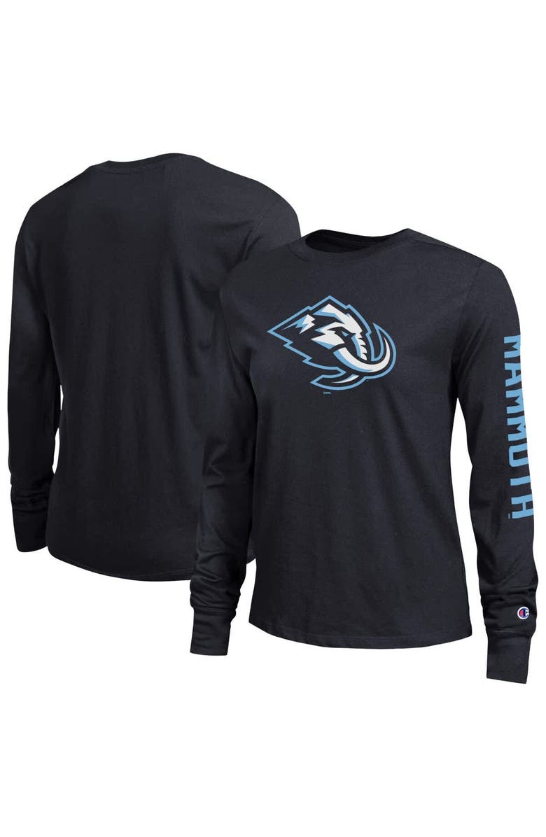 Champion Women's Champion  Black Utah Mammoth 2-Hit Long Sleeve T-Shirt, Main, color, Black