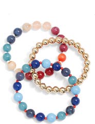 Nordstrom Set of 3 Beaded Bracelet