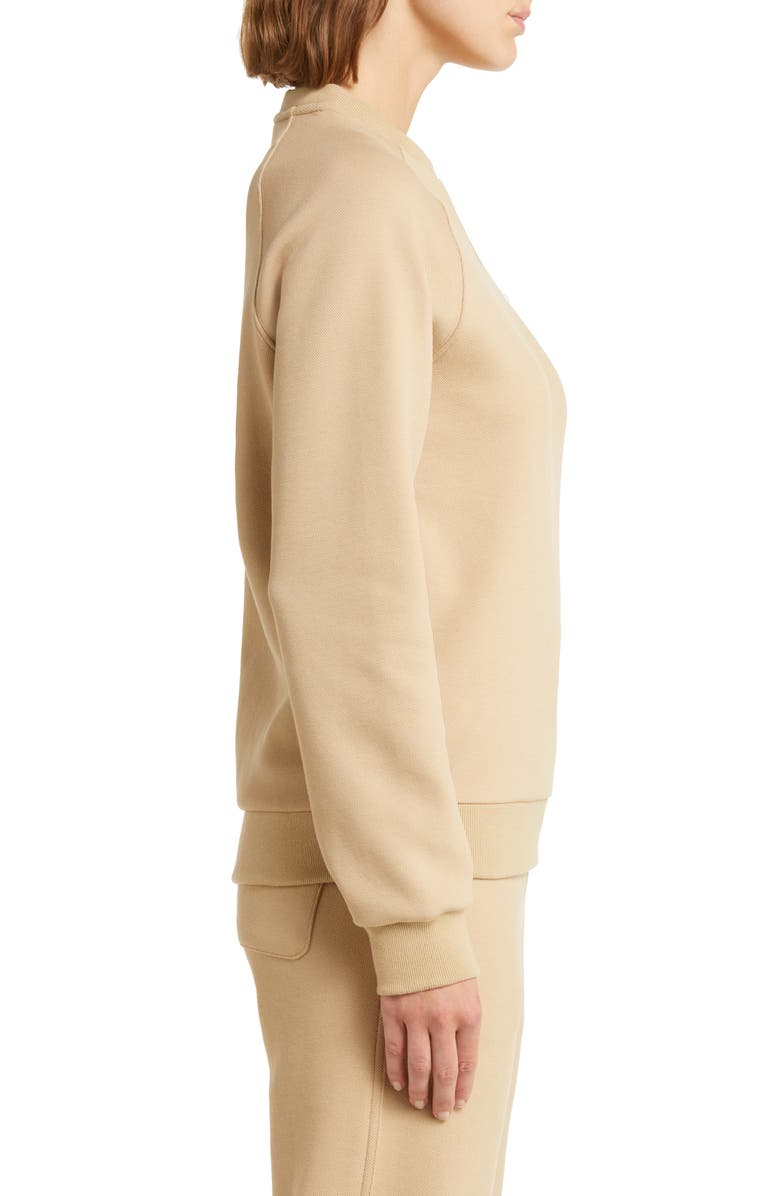 Lacoste x BANDIER Raglan Sleeve Piqué Sweatshirt, Alternate, color,