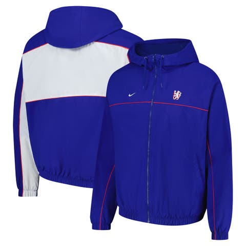 Men's Nike Blue Chelsea Club Futura Full-Zip Hoodie Jacket