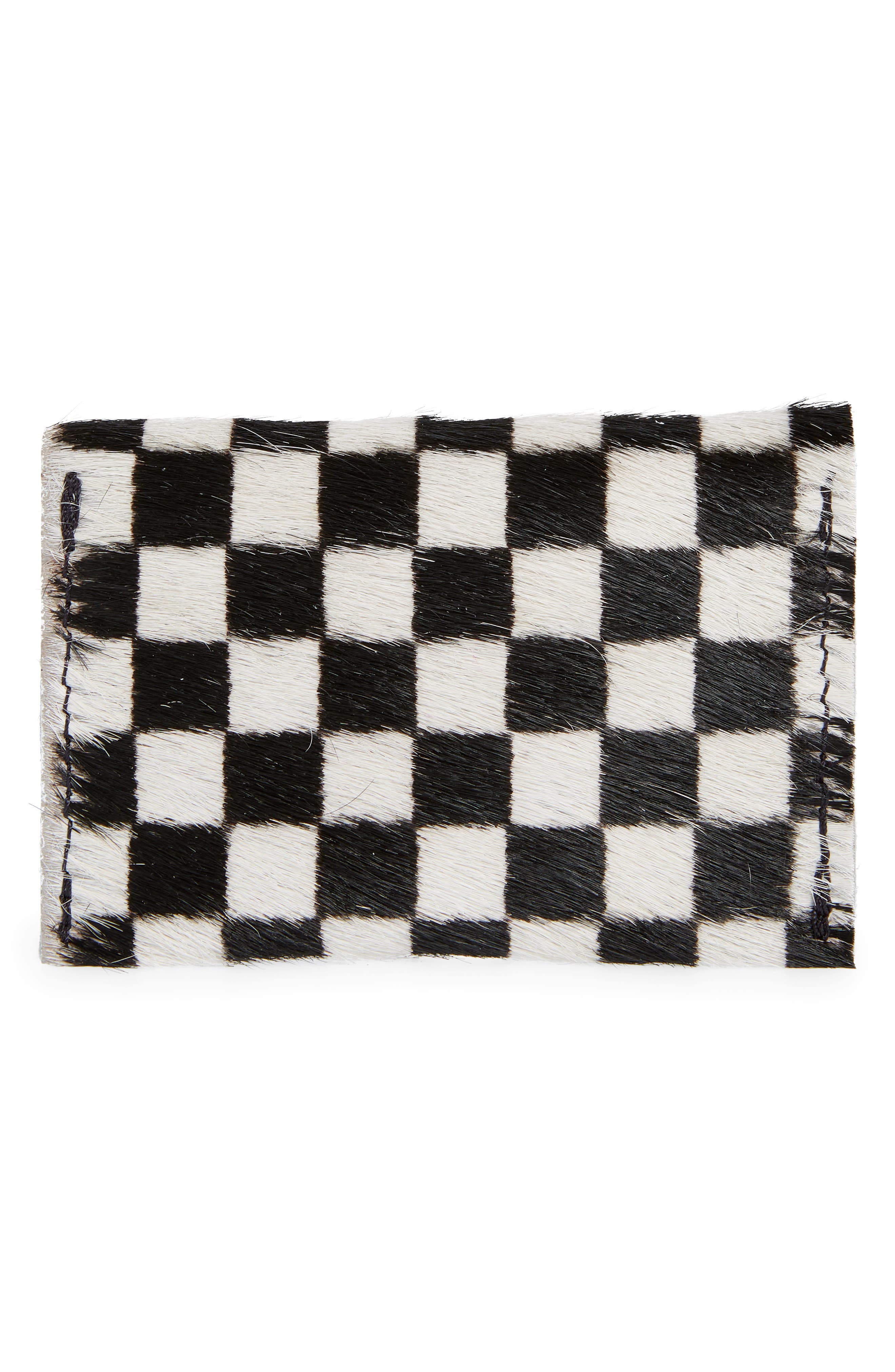 PRIMECUT Genuine Calf Hair Card Case, Alternate, color, 