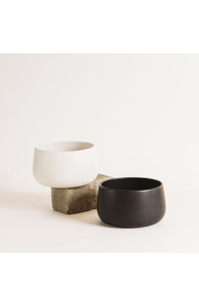 Gharyan Stoneware EWA Serving Bowl, Alternate, color, Matte White