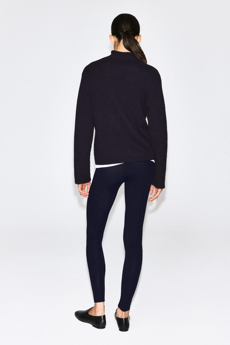 Seamless Merino Wool Leggings, Alternate, color, NAVY