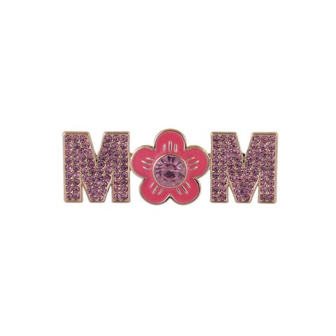 Stone and Enamel Mom Pin