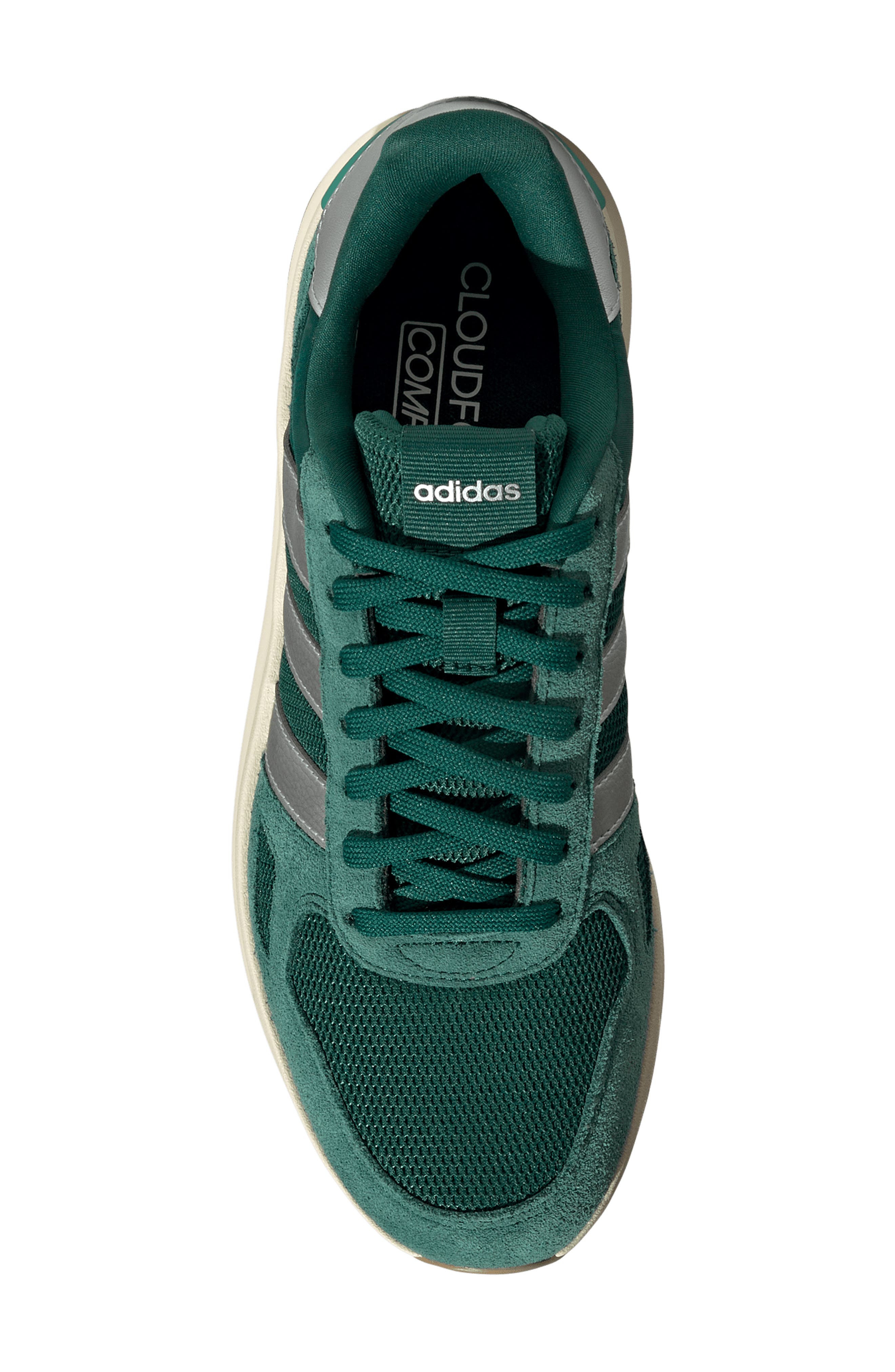 adidas Run '84 Sneaker, Alternate, color, Green/ Silver/ Warm Vanilla