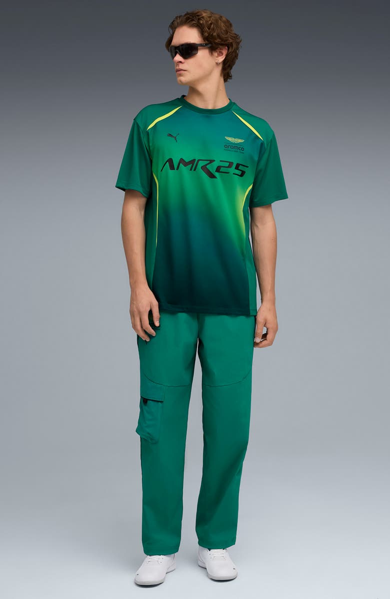 PUMA Aston Martin Formula 1 Jersey, Alternate, color, Green Lux