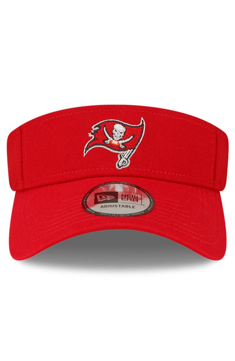 New Era Men's New Era Red Tampa Bay Buccaneers 2022 Sideline Adjustable Visor, Alternate, color,