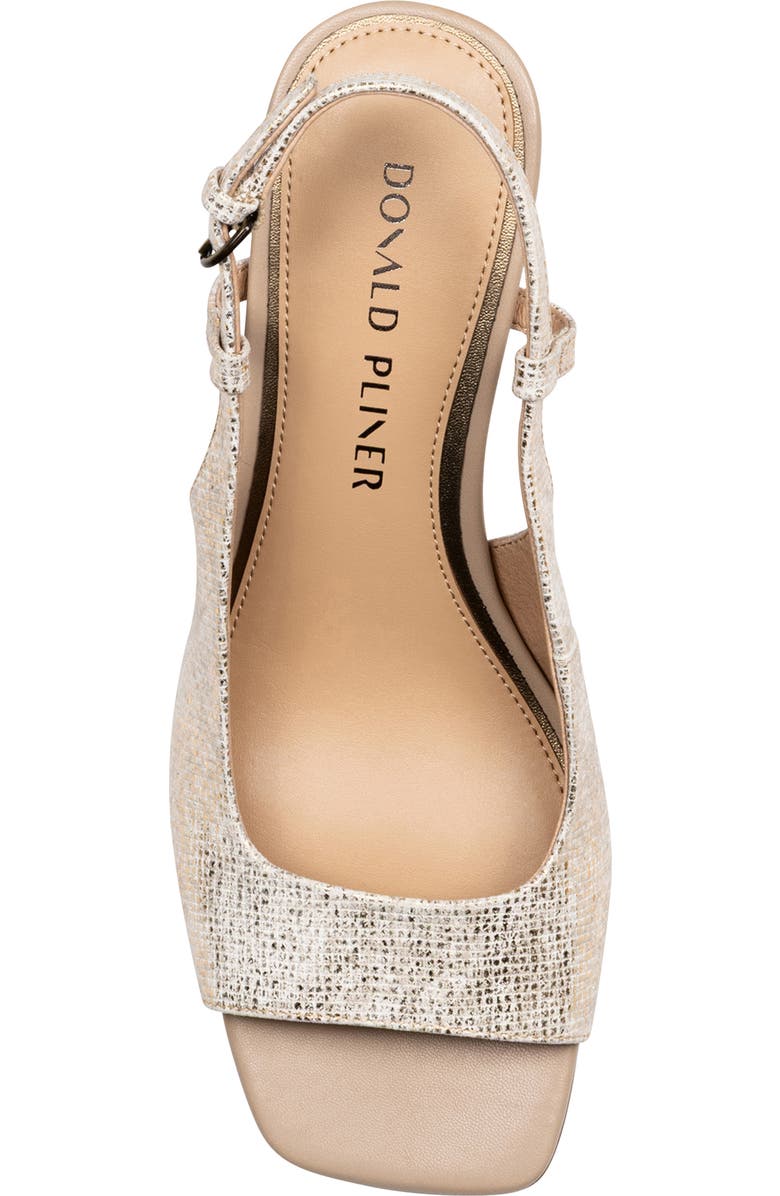 Donald Pliner Grinn Peep Toe Slingback Sandal, Alternate, color, Camel