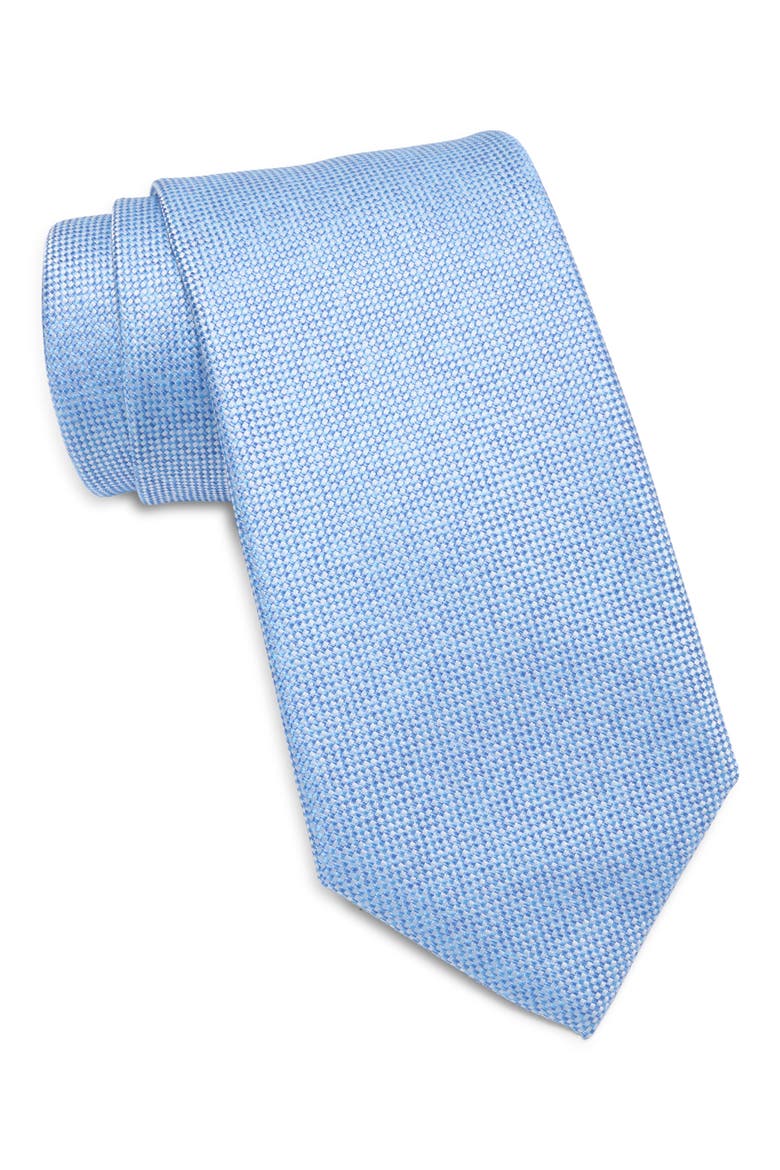 Oxford Texture Tie, Main, color, BLUE
