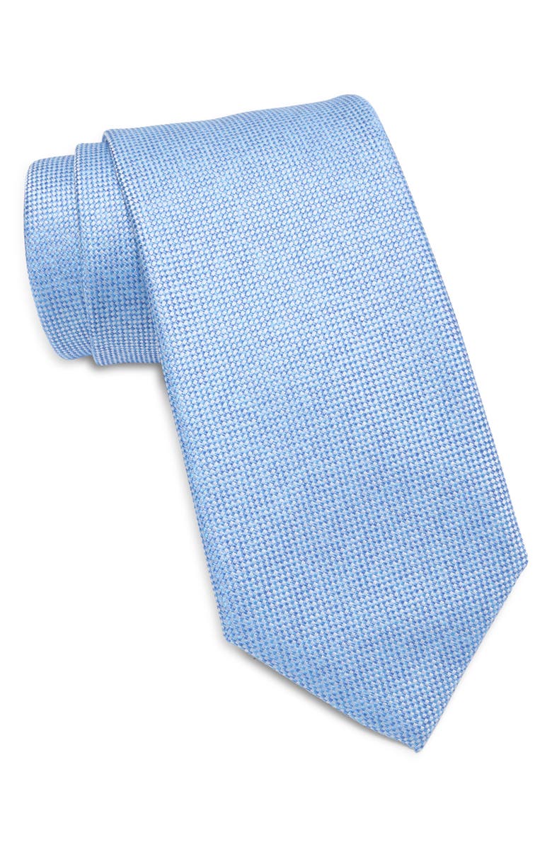 NORDSTROM RACK Oxford Texture Tie, Main, color, Blue