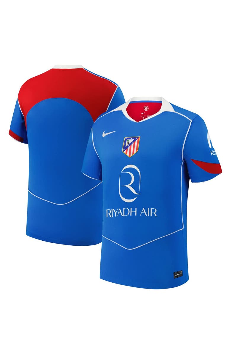 Nike Men's Nike Blue Atletico de Madrid 2025/26 Third Replica Jersey, Main, color, Blue