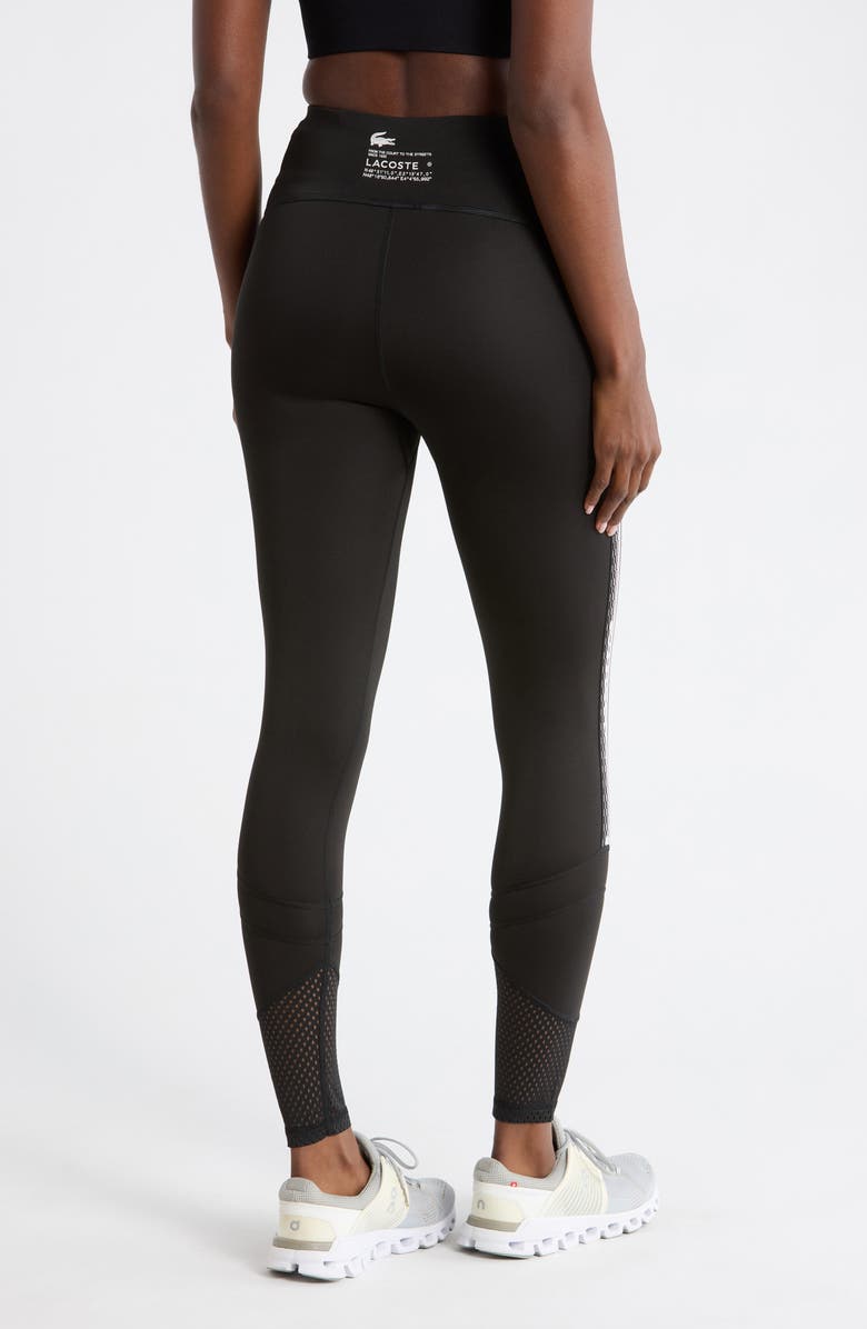 Lacoste Sport Leggings, Alternate, color, Black/ Black-Black
