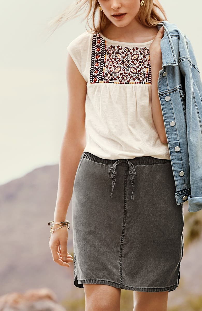 Caslon<sup>®</sup> Denim Jacket, Alternate, color, 