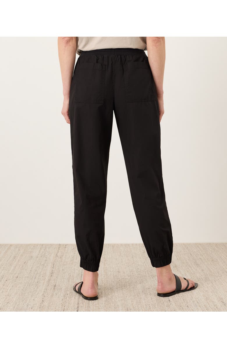 Pact Organic Cotton Monterey Poplin Jogger, Alternate, color, Black