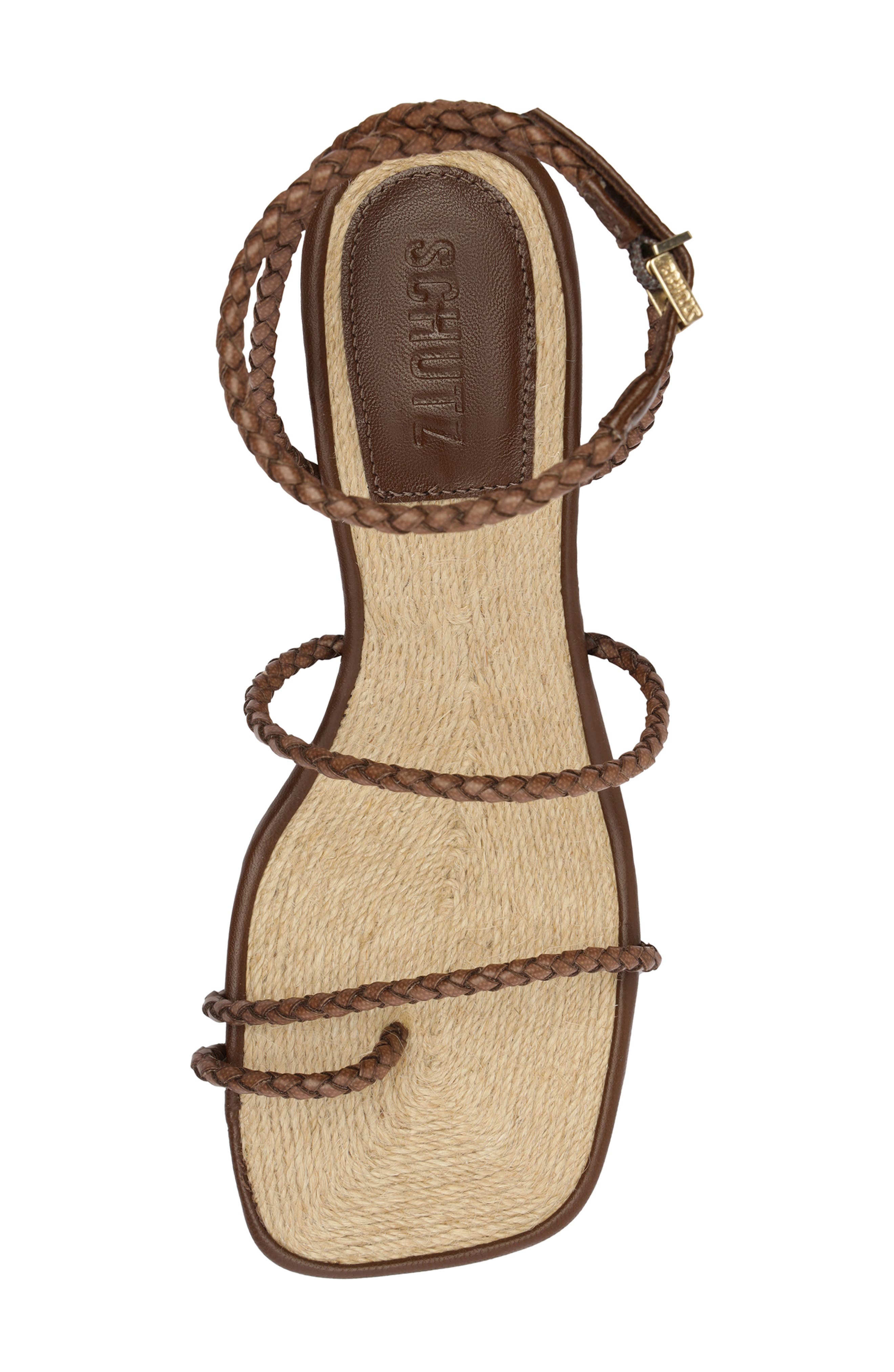 Schutz Kaya Ankle Strap Sandal, Alternate, color, 